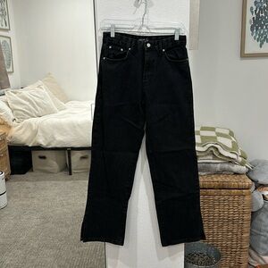 Nasty girl straight leg black jeans